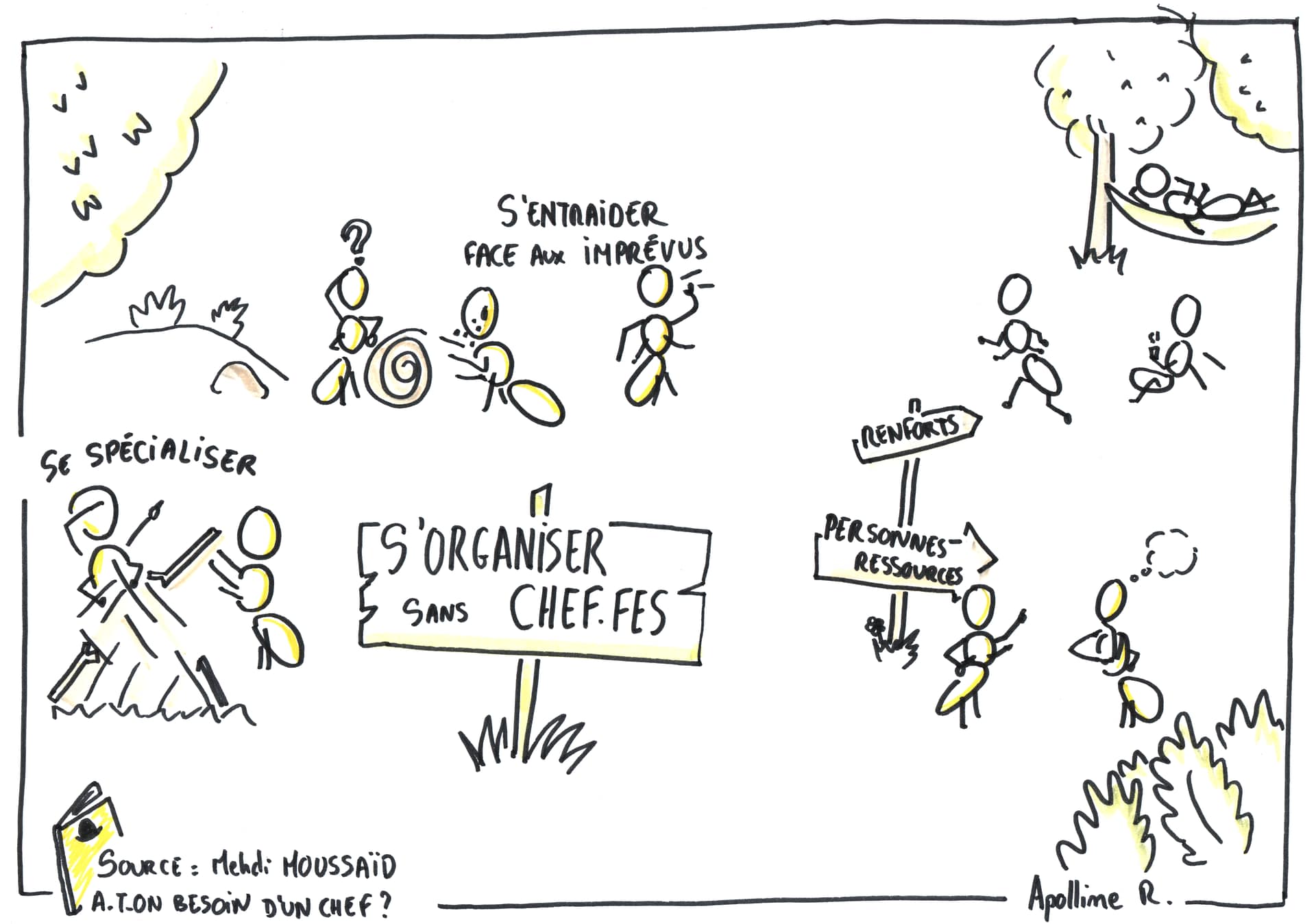 Chef⋅fes ou partage des pouvoirs, doit-on choisir ?